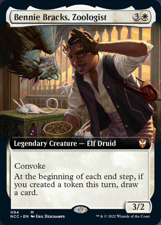 Bennie Bracks, Zoologist (Extended Art) [Streets of New Capenna Commander] | Enigma On Main