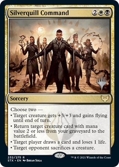 Silverquill Command (Promo Pack) [Strixhaven: School of Mages Promos] | Enigma On Main