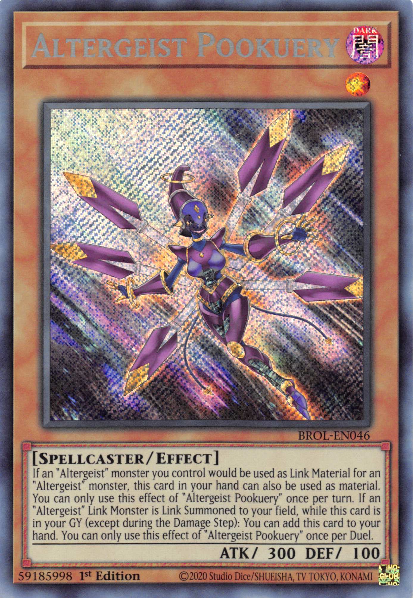 Altergeist Pookuery [BROL-EN046] Secret Rare | Enigma On Main