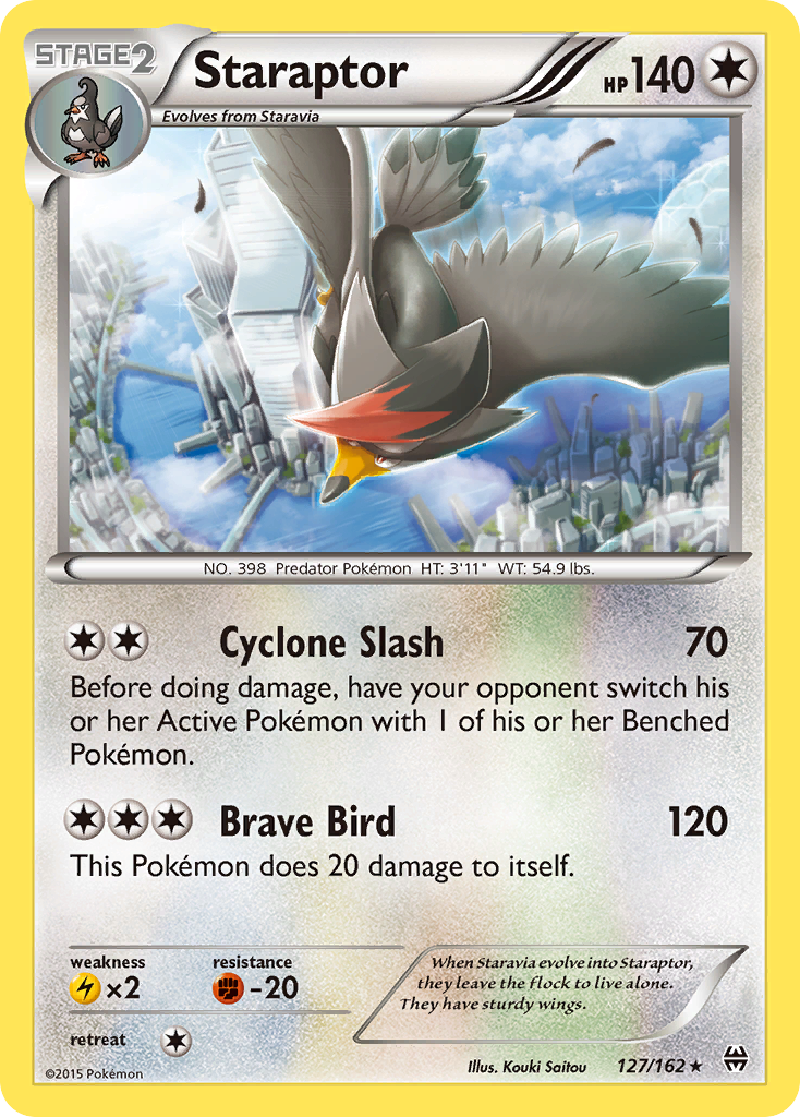 Staraptor (127/162) [XY: BREAKthrough] | Enigma On Main