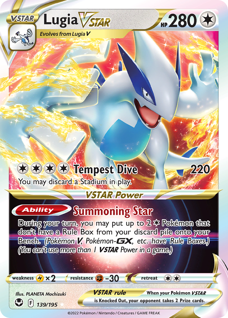 Lugia VSTAR (139/195) (Jumbo Card) [Sword & Shield: Silver Tempest] | Enigma On Main