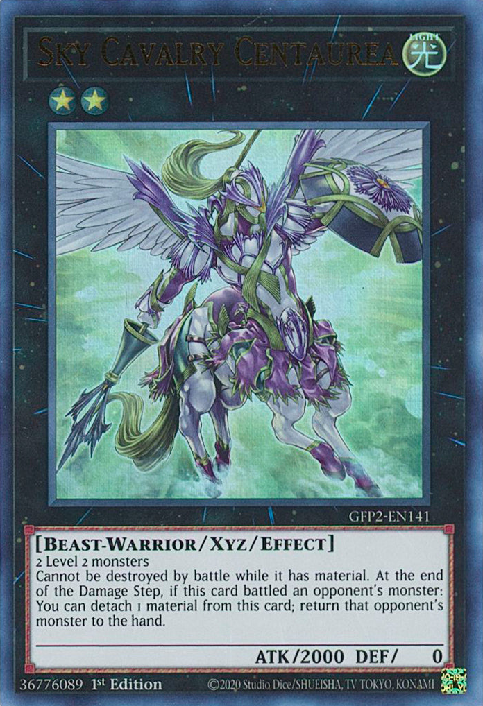 Sky Cavalry Centaurea [GFP2-EN141] Ultra Rare | Enigma On Main