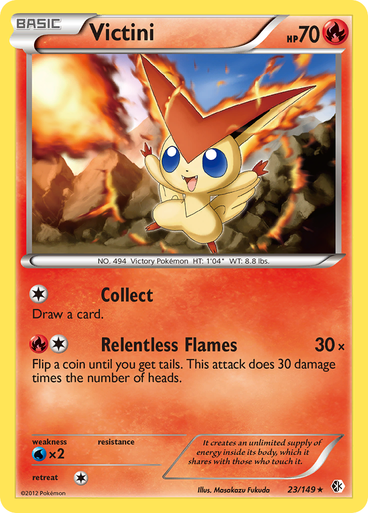 Victini (23/149) [Black & White: Boundaries Crossed] | Enigma On Main