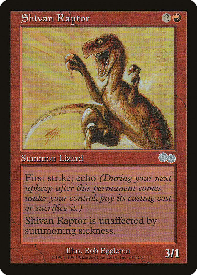 Shivan Raptor [Urza's Saga] | Enigma On Main