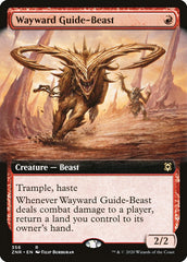 Wayward Guide-Beast (Extended Art) [Zendikar Rising] | Enigma On Main