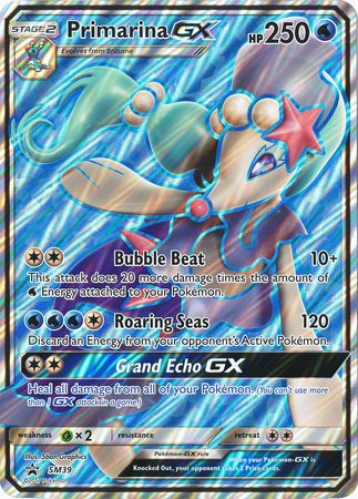 Primarina GX (SM39) (Jumbo Card) [Sun & Moon: Black Star Promos] | Enigma On Main