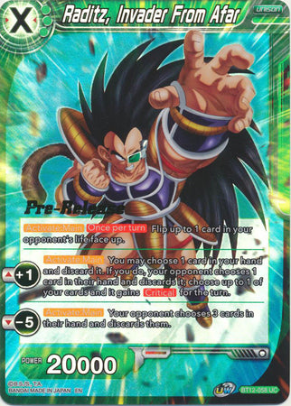 Raditz, Invader From Afar (BT12-058) [Vicious Rejuvenation Prerelease Promos] | Enigma On Main