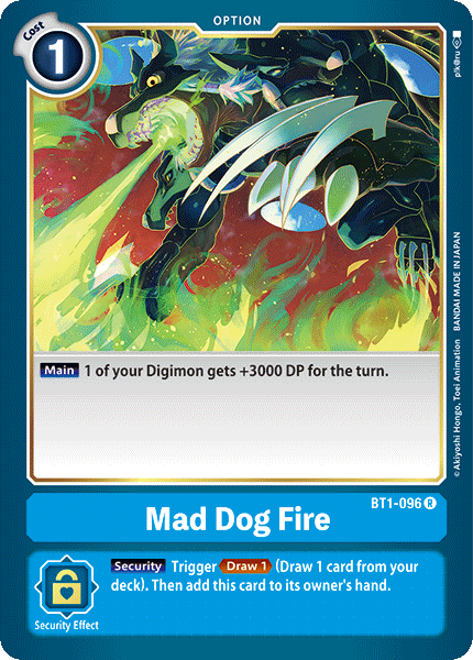 Mad Dog Fire [BT1-096] [Release Special Booster Ver.1.0] | Enigma On Main