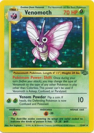 Venomoth (13/64) [Jungle Unlimited] | Enigma On Main