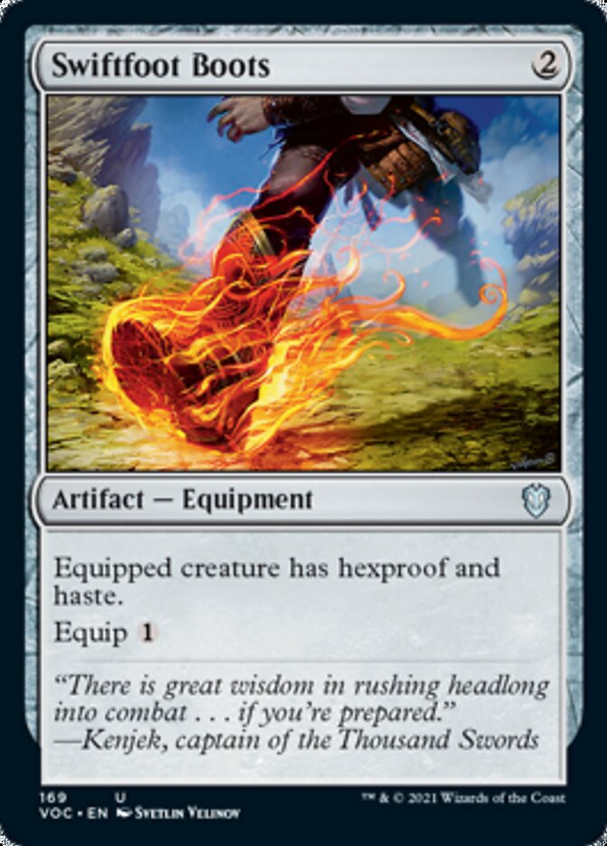 Swiftfoot Boots [Innistrad: Crimson Vow Commander] | Enigma On Main