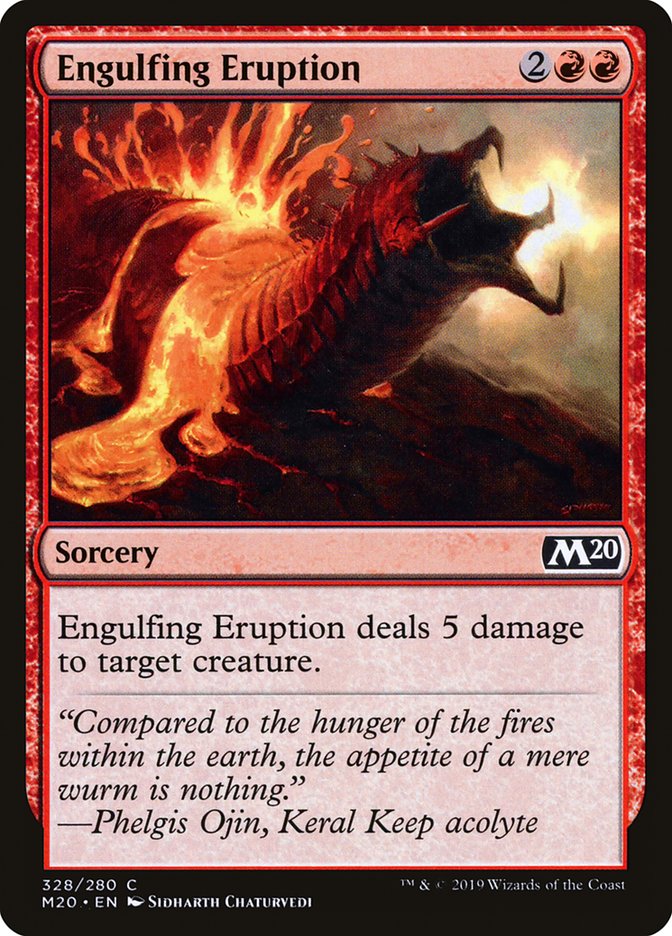 Engulfing Eruption [Core Set 2020] | Enigma On Main