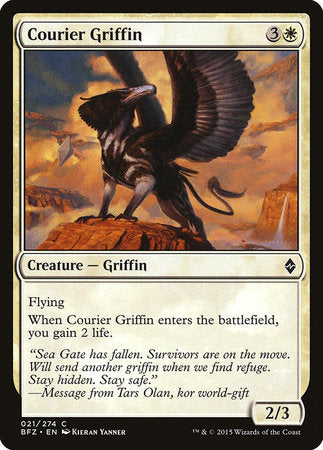 Courier Griffin [Battle for Zendikar] | Enigma On Main