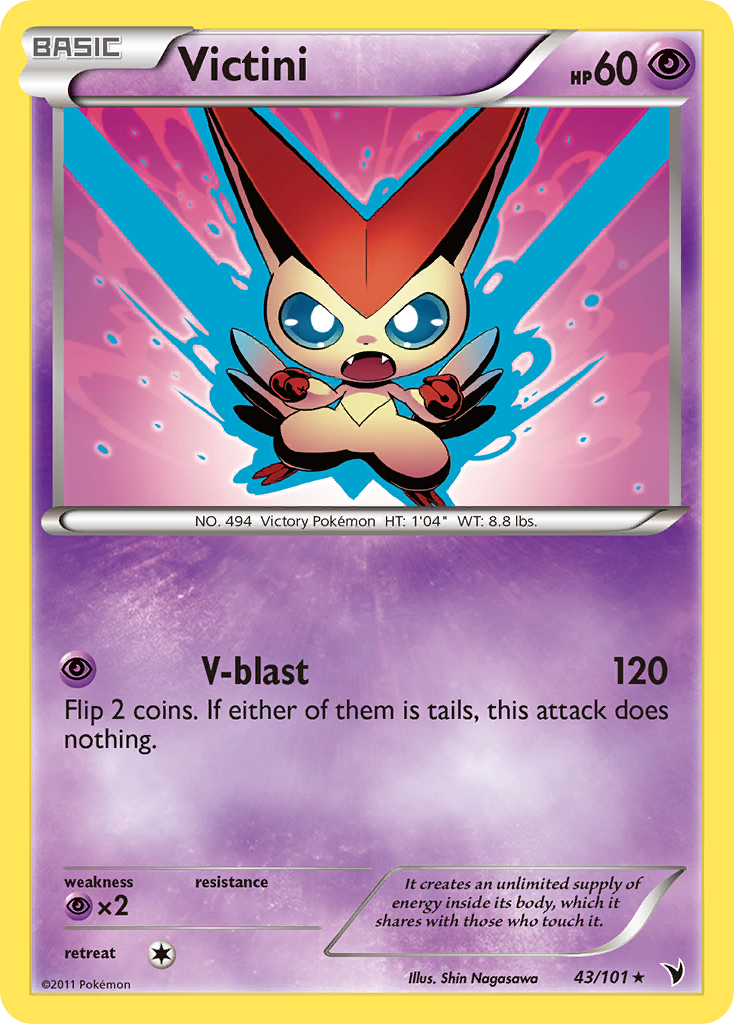 Victini (43/101) [Black & White: Noble Victories] | Enigma On Main