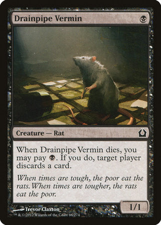 Drainpipe Vermin [Return to Ravnica] | Enigma On Main