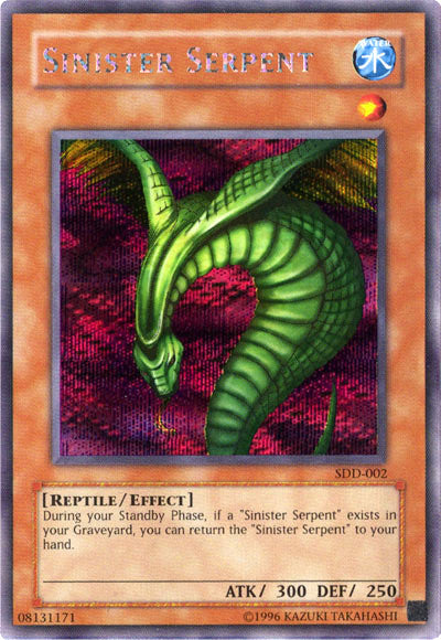 Sinister Serpent [SDD-002] Secret Rare | Enigma On Main