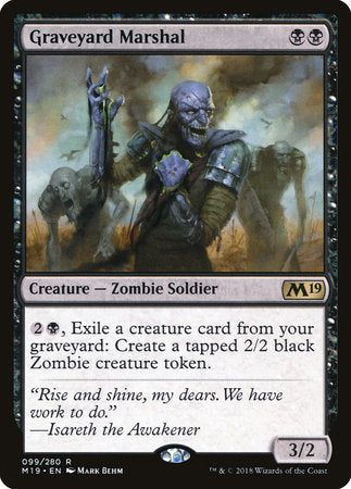 Graveyard Marshal [Core Set 2019] | Enigma On Main
