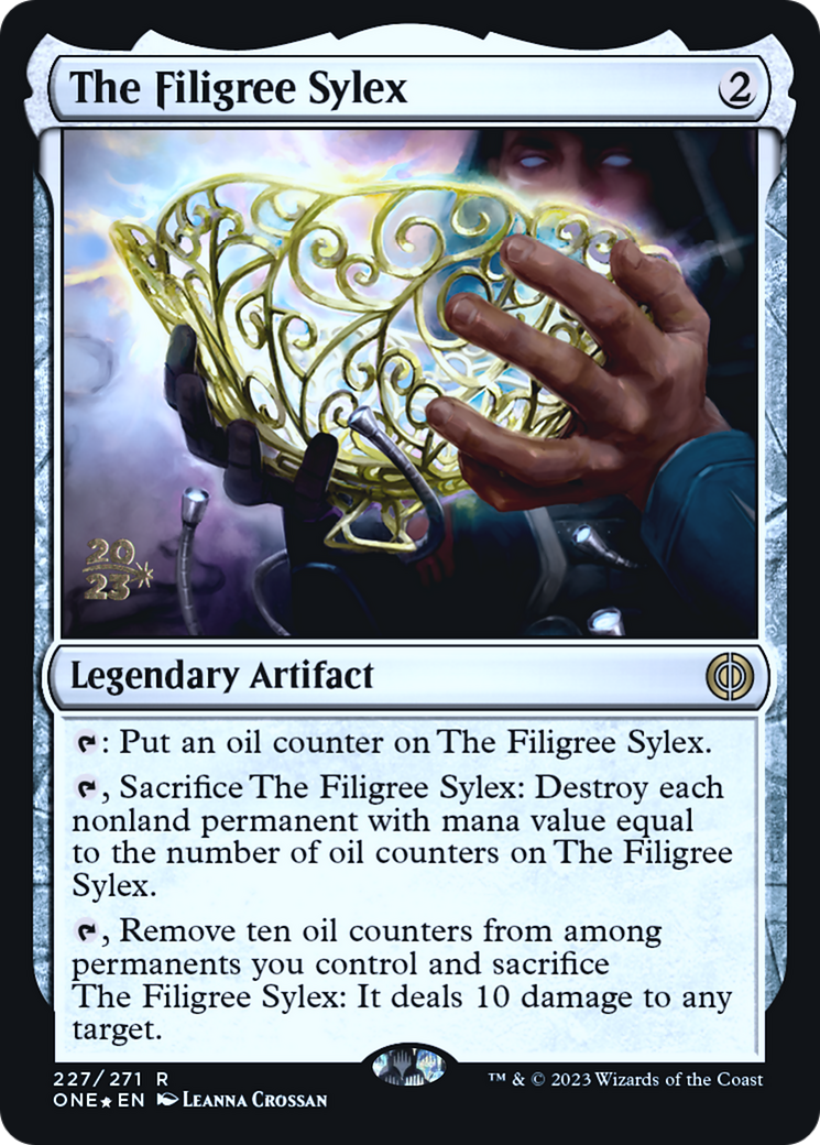 The Filigree Sylex [Phyrexia: All Will Be One Prerelease Promos] | Enigma On Main