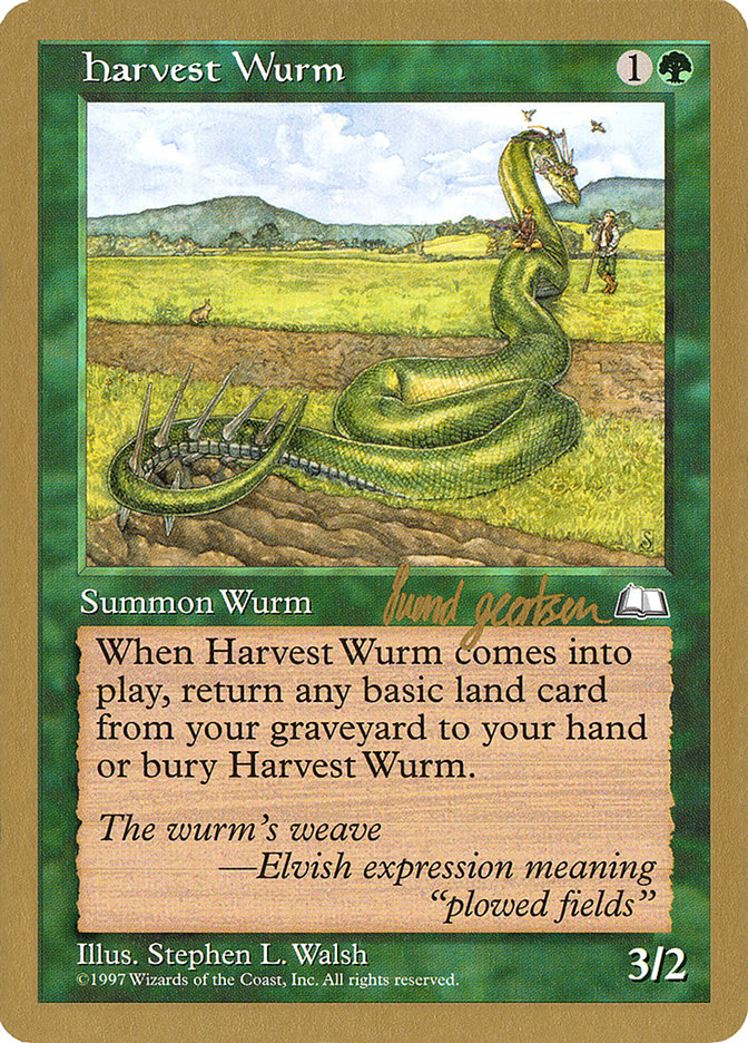 Harvest Wurm (Svend Geertsen) [World Championship Decks 1997] | Enigma On Main