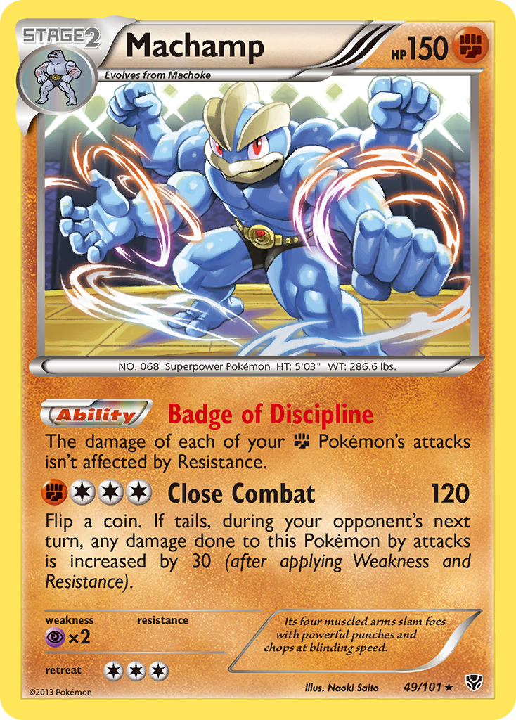 Machamp (49/101) [Black & White: Plasma Blast] | Enigma On Main