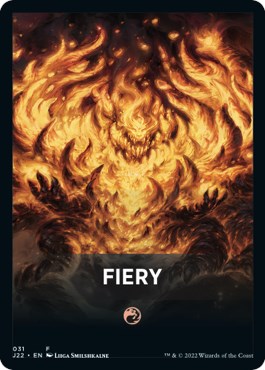 Fiery Theme Card [Jumpstart 2022 Front Cards] | Enigma On Main