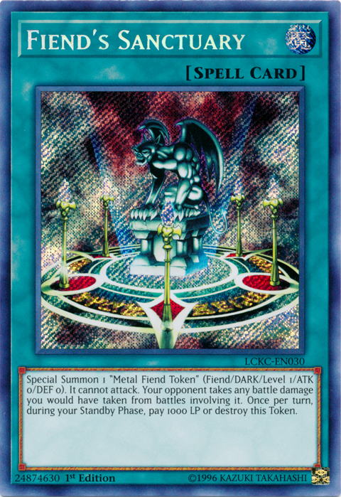 Fiend's Sanctuary [LCKC-EN030] Secret Rare | Enigma On Main