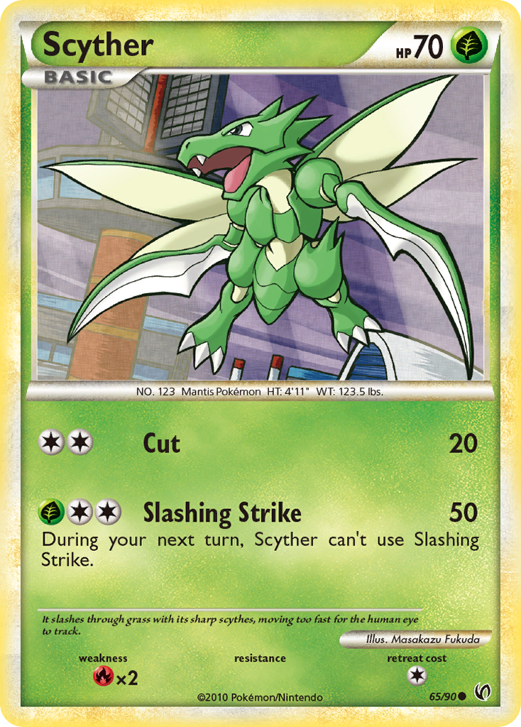 Scyther (65/90) [HeartGold & SoulSilver: Undaunted] | Enigma On Main