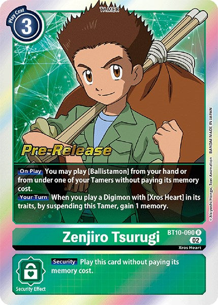 Zenjiro Tsurugi [BT10-090] [Xros Encounter Pre-Release Cards] | Enigma On Main