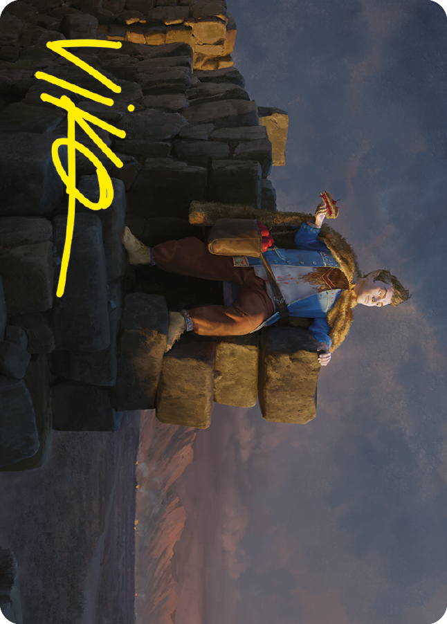 Pippin, Warden of Isengard Art Card (Gold-Stamped Signature) [The Lord of the Rings: Tales of Middle-earth Art Series] | Enigma On Main