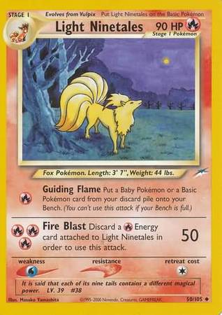 Light Ninetales (50/105) [Neo Destiny Unlimited] | Enigma On Main