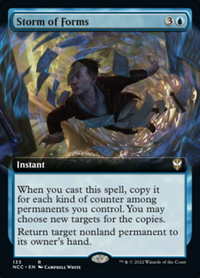 Storm of Forms (Extended Art) [Streets of New Capenna Commander] | Enigma On Main