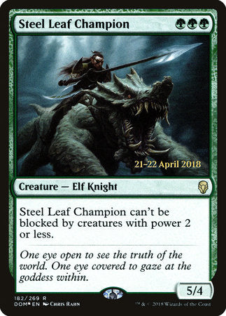 Steel Leaf Champion [Dominaria Promos] | Enigma On Main