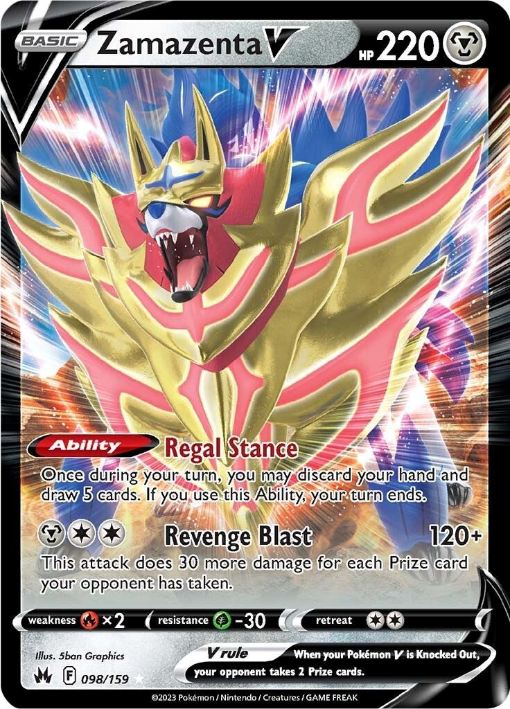 Zamazenta V (098/159) [Sword & Shield: Crown Zenith] | Enigma On Main