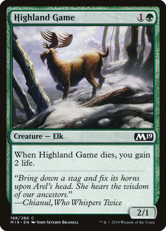 Highland Game [Core Set 2019] | Enigma On Main