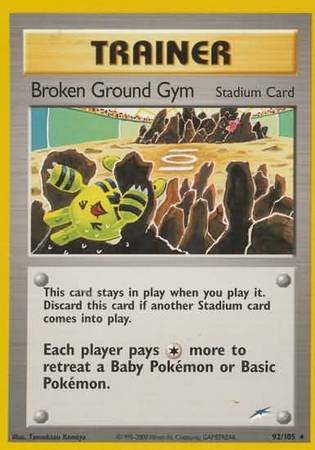 Broken Ground Gym (92/105) [Neo Destiny Unlimited] | Enigma On Main