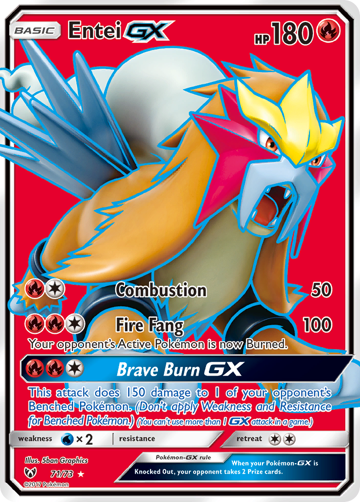 Entei GX (71/73) [Sun & Moon: Shining Legends] | Enigma On Main