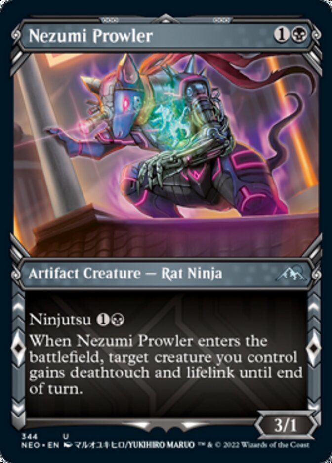 Nezumi Prowler (Showcase Ninja) [Kamigawa: Neon Dynasty] | Enigma On Main