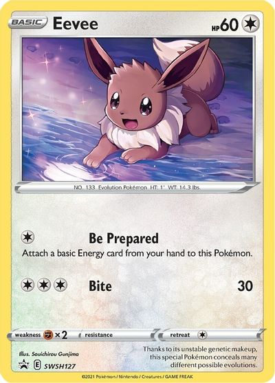 Eevee (SWSH127) [Sword & Shield: Black Star Promos] | Enigma On Main