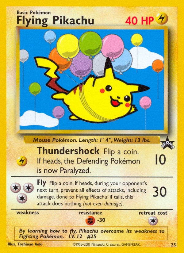 Flying Pikachu (25) [Wizards of the Coast: Black Star Promos] | Enigma On Main