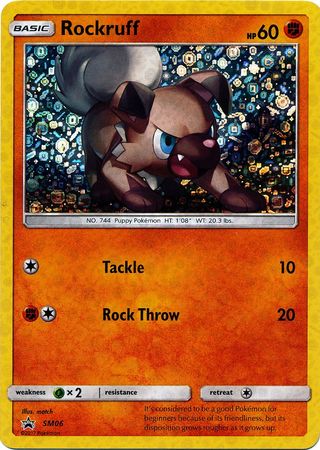 Rockruff (SM06) (General Mills Promo) [Sun & Moon: Black Star Promos] | Enigma On Main