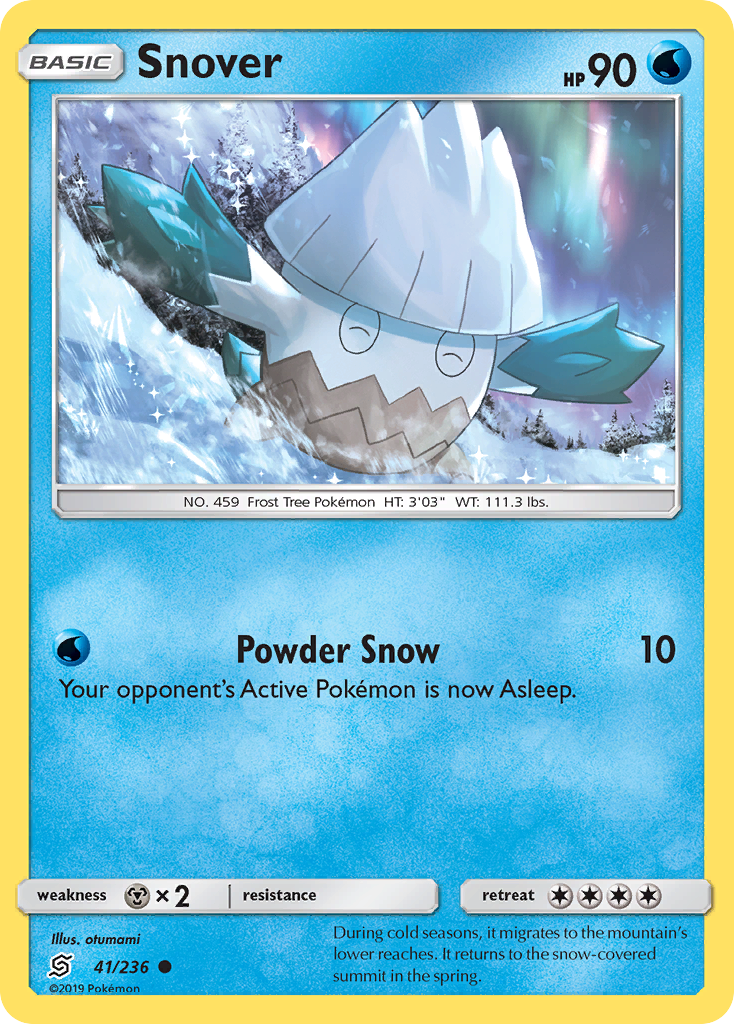 Snover (41/236) [Sun & Moon: Unified Minds] | Enigma On Main