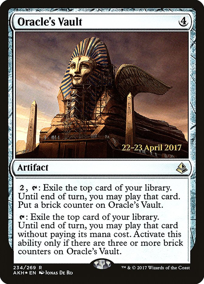 Oracle's Vault  [Amonkhet Prerelease Promos] | Enigma On Main