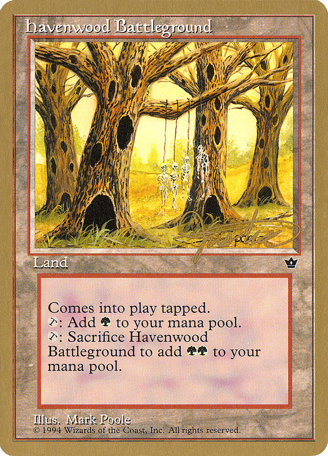 Havenwood Battleground (Mark Justice) [Pro Tour Collector Set] | Enigma On Main