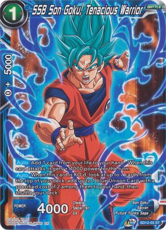 SSB Son Goku, Tenacious Warrior (Starter Deck - Spirit of Potara) [SD12-03] | Enigma On Main