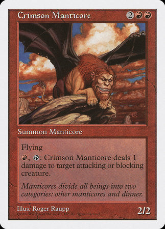 Crimson Manticore [Fifth Edition] | Enigma On Main