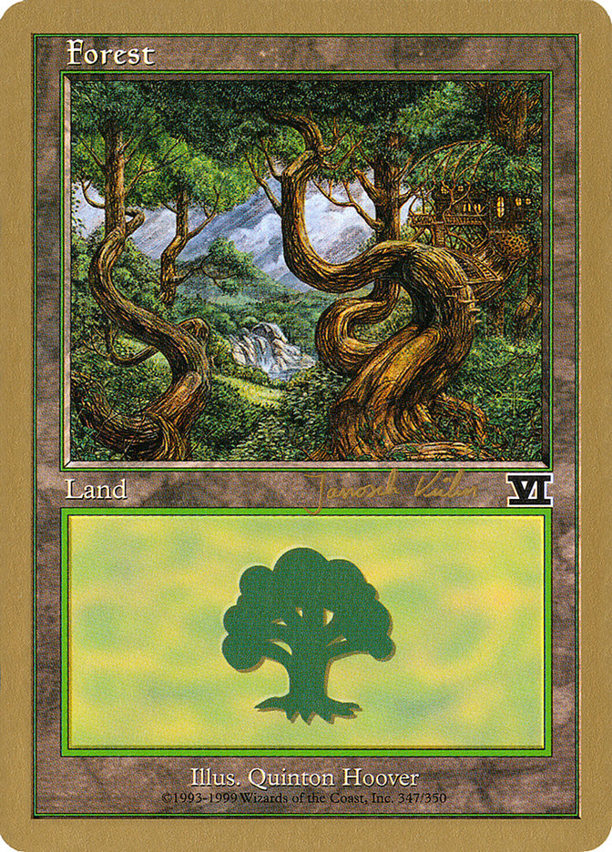 Forest (jk347) (Janosch Kuhn) [World Championship Decks 2000] | Enigma On Main