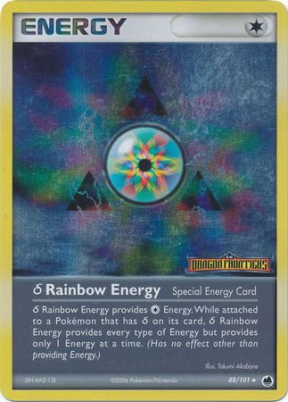 Rainbow Energy (88/101)(Delta Species) (Stamped) [EX: Dragon Frontiers] | Enigma On Main