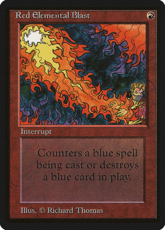 Red Elemental Blast [Limited Edition Beta] | Enigma On Main
