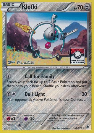 Klefki (66/119) (League Promo 2nd Place) [XY: Phantom Forces] | Enigma On Main