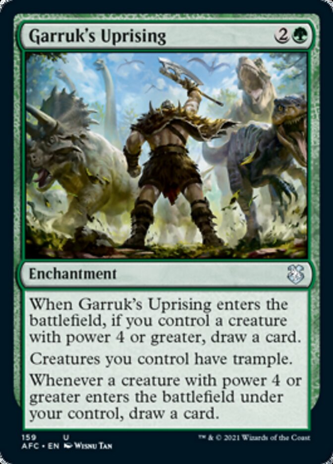 Garruk's Uprising [Dungeons & Dragons: Adventures in the Forgotten Realms Commander] | Enigma On Main
