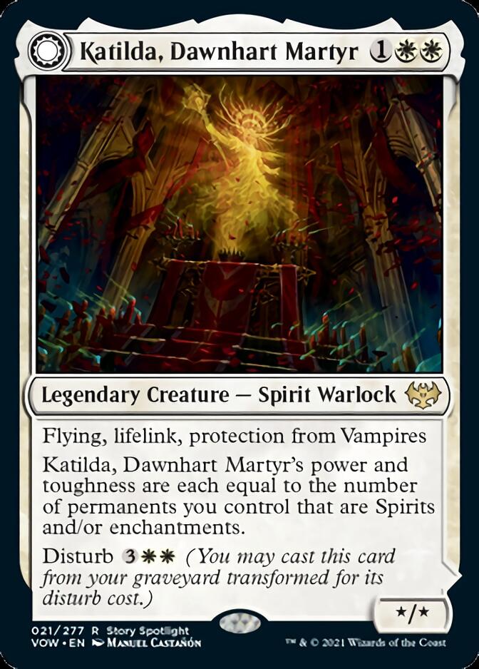 Katilda, Dawnhart Martyr // Katilda's Rising Dawn [Innistrad: Crimson Vow] | Enigma On Main